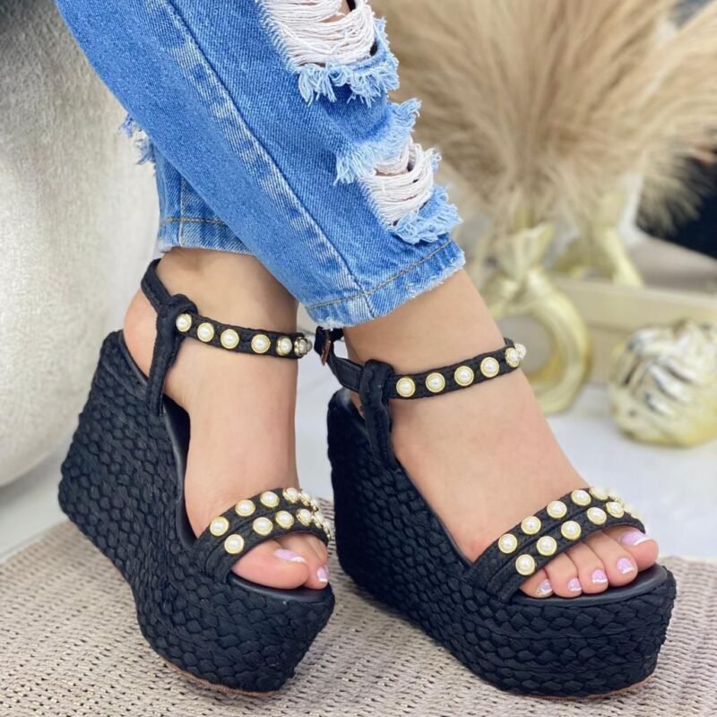 Criss | plataforma en yute, altura de 12cm, cómodas, ligeras, hechas en Colombia