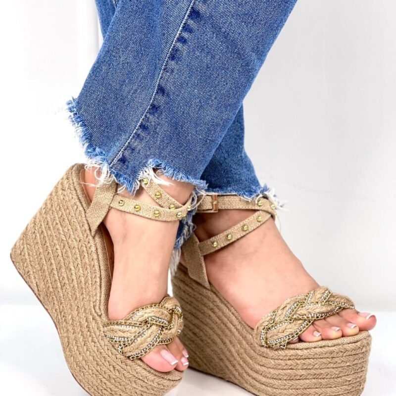 Alves | Plataforma ,  Elaboradas en yute, altura 12cm, ultra livianas y cómodas, sandalias colombianas